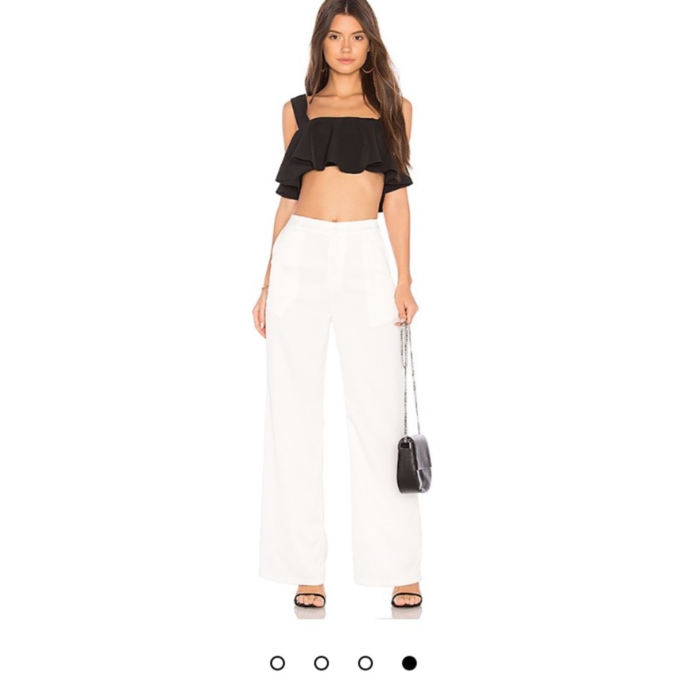 Silver Lining Trousers in Ivory - Picture 4 of 4